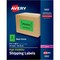 Avery Label, Ship, Neon, 5.5X8.5, Grn 2PK AVE5952 - alternate 1